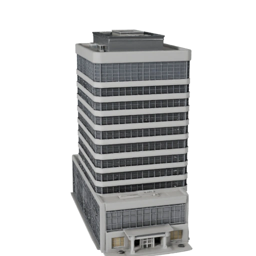 Modèle 3D de bâtiment de bureau gouvernemental pour Blender - Actif de rendu