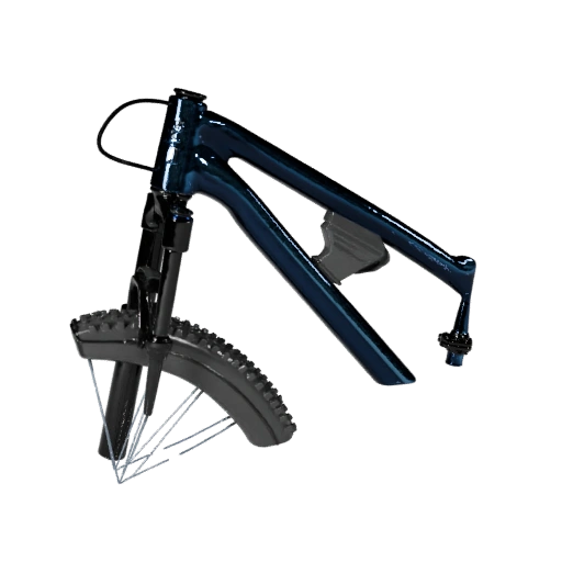 Modelo 3D de Bicicleta de Montaña de Alto Poligonaje para Renders de Estudio