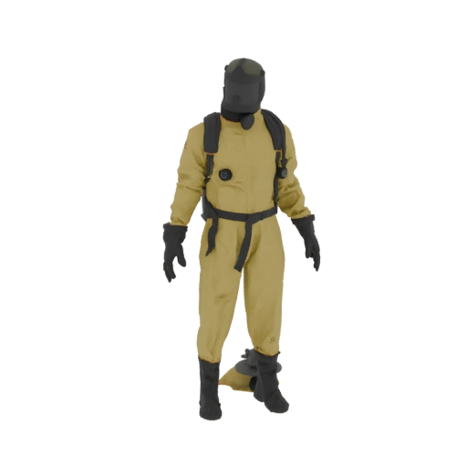 Hazmat Suit 3D Model