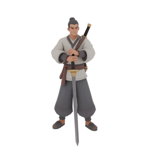 Kensei Path Monk with Katana