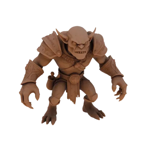 Fantasy Ravenous Goblin Archer Miniature STL