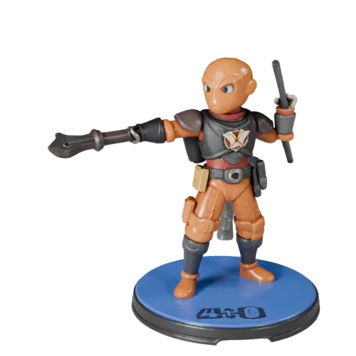 Vinyl Figurine collectible 3D model preview showing pose, studio close-up view, toy proportion and material detail