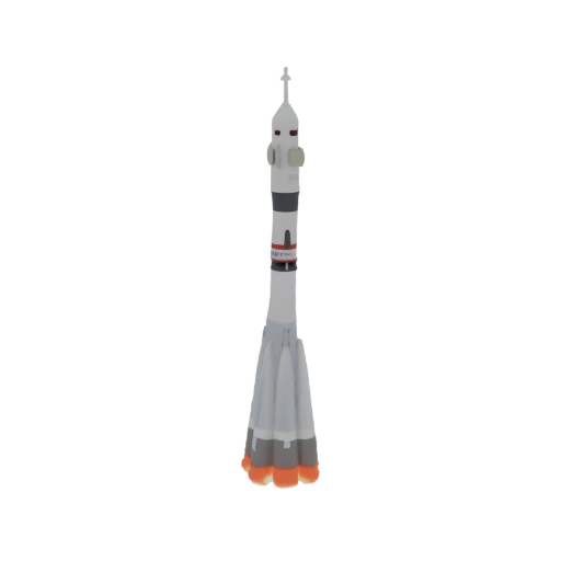 Soyuz Rocket 3D Model