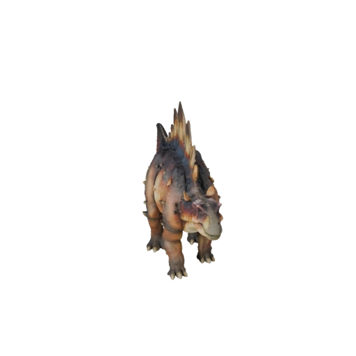 Реалистичный 3D модель стегозавра - rigged PBR ассет для игр