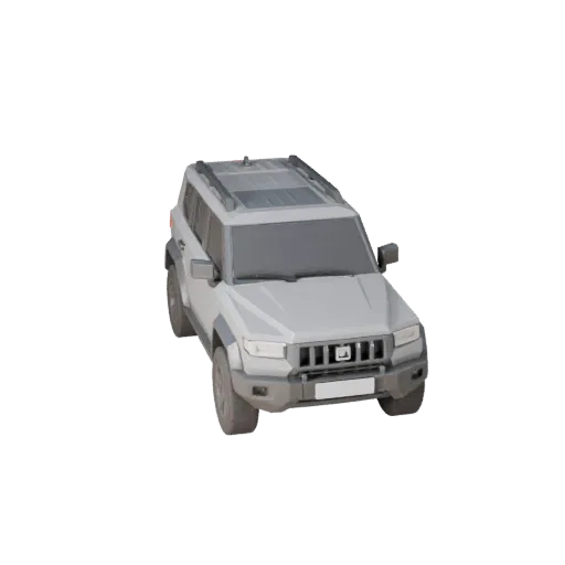 Low Poly Crossover Suv 3D Model for Unity & Unreal