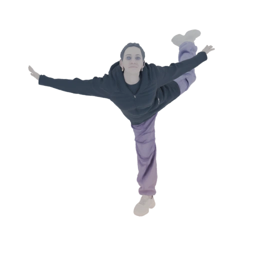 Dancer in Pose 3D Model