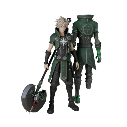 Anime Arcane Cleric Character Model - Rigged