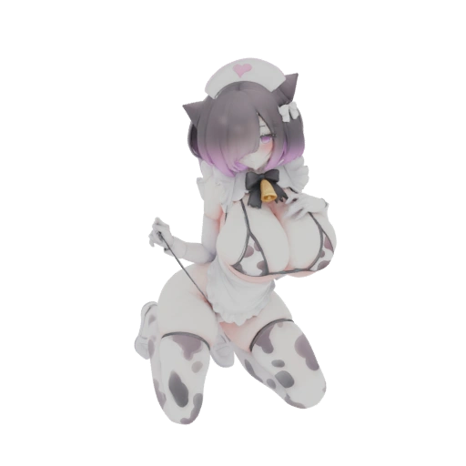 Cow Nurse Anime Figure