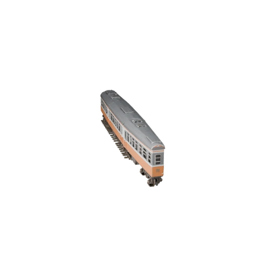 Trem de Passageiros Modelo 3D para Blender - Asset Pronto para Renderização