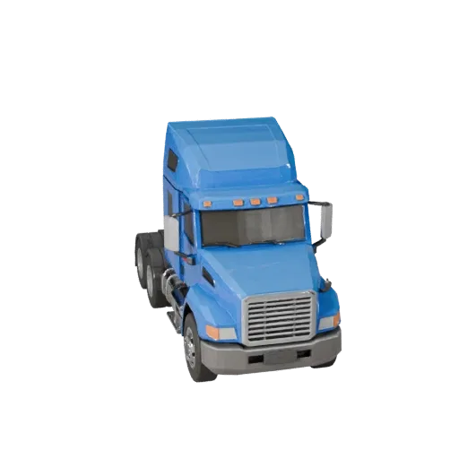 Low Poly Sattelzug 3D-Modell für Unity & Unreal PBR-Asset