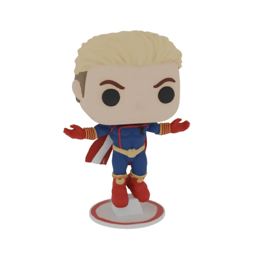 Homelander Funko Pop Style 3D Model