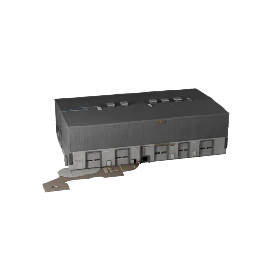 Modelo 3D de Armazém de Estaleiro para Unreal - Ativo em Tempo Real