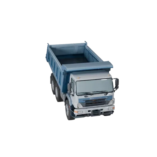 Dump Truck 3D Model for Blender & Games - Realistic PBR