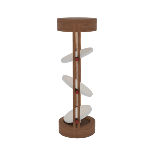 Modern Wooden Plate Stand