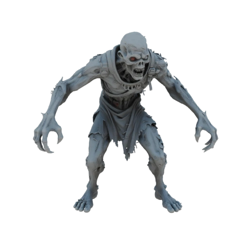 Pacchetto STL Zombie Non Morti Dark Fantasy