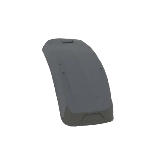 3D model of rear fender protector for Ford Focus 2, side view