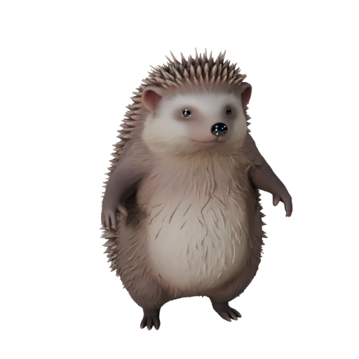 Modello 3D di Riccio per Blender - Asset PBR con Texture | PBR