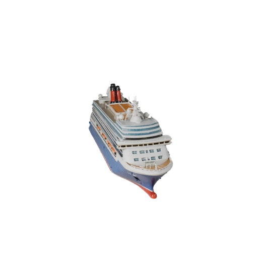 Modello 3D Nave da Crociera per Blender e Giochi - Realistico PBR