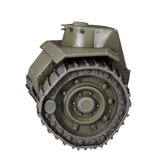Obice Semovente High Poly 3D Model per Studio