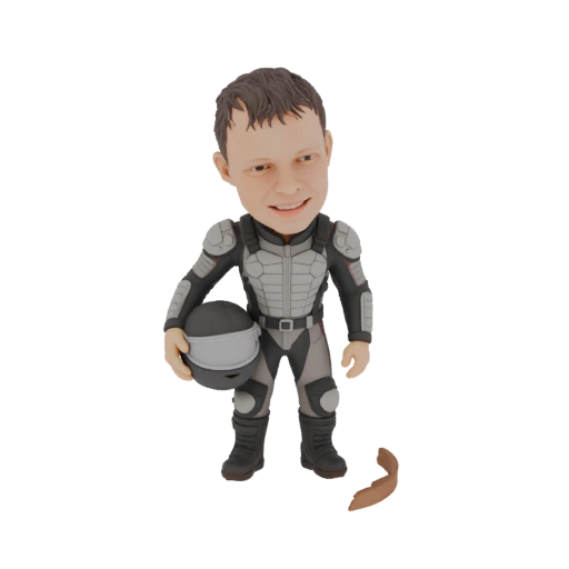 Motorcycle Racer Bobblehead
