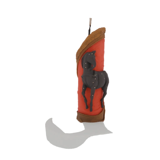 Western Boot Candle Holder