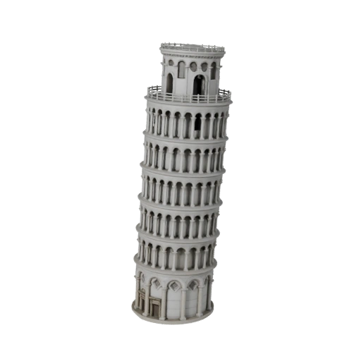 Modelo 3D de la Torre Inclinada de Pisa para Unity - Activo de Juego
