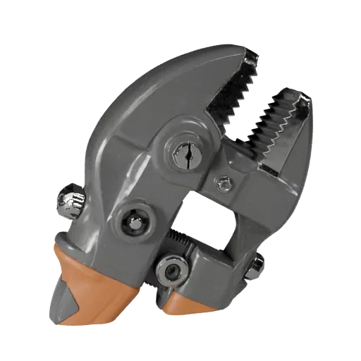 Insulated Clamp Realistic 3D model, three-quarter studio render, showing painted metal, clear grip zones.