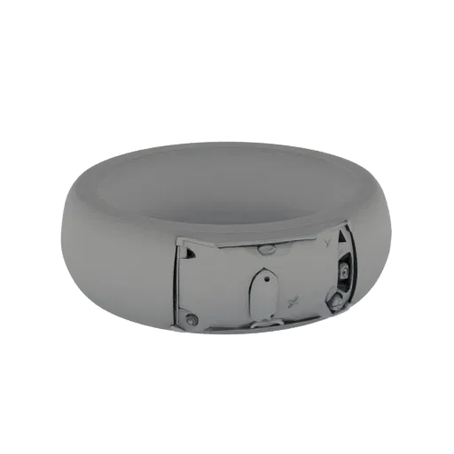 Halo Engagement Ring print ready 3D model, perspective studio render, showing ring form, surface, and scale cues.