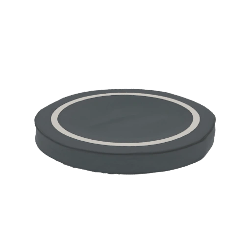 Dark Grey Round Pedestal