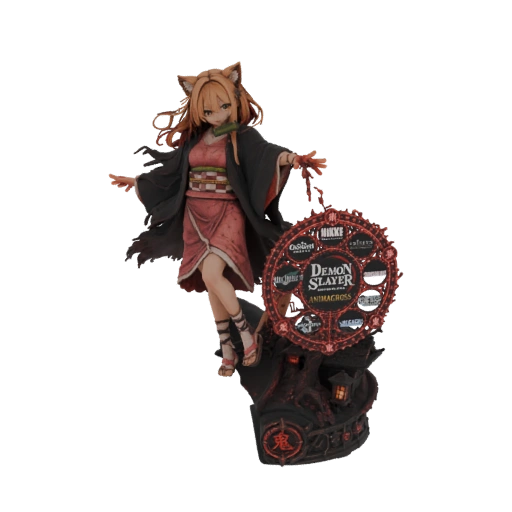 Demon Slayer Nezuko Catgirl Figure