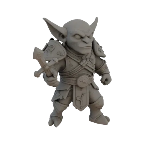 Fantasy Goblin Archer Miniature STL