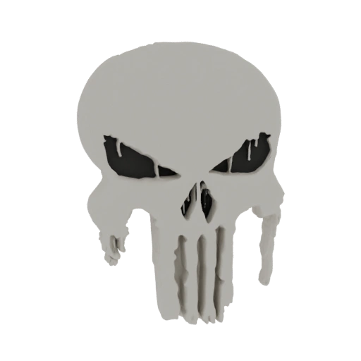 Punisher Skull 3D Model