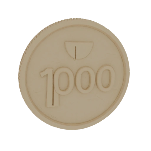 1000 Rubles Coin
