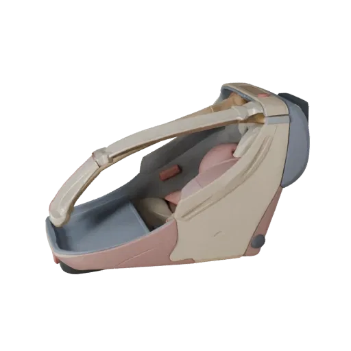 Classroom Joint Anatomy Kit 3D model, stylized isometric render, showing neutral educational colors, form detail.