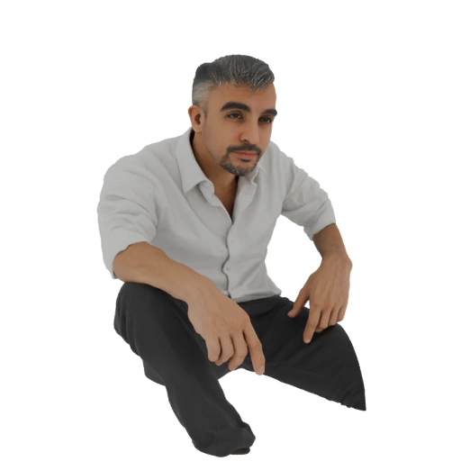 Man Sitting Down