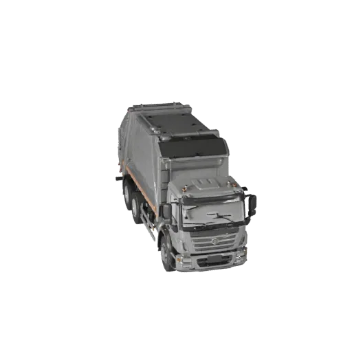 Garbage Truck 3D Model for Unity - Low Poly Game Asset