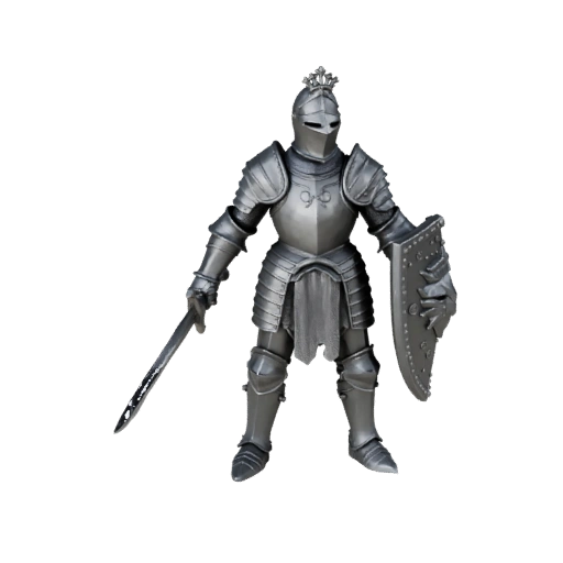 AR Viewer Knight Miniature | Web GLB Asset Bundle Pack
