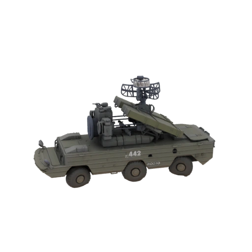 BTR-80 Command Vehicle 3D Model