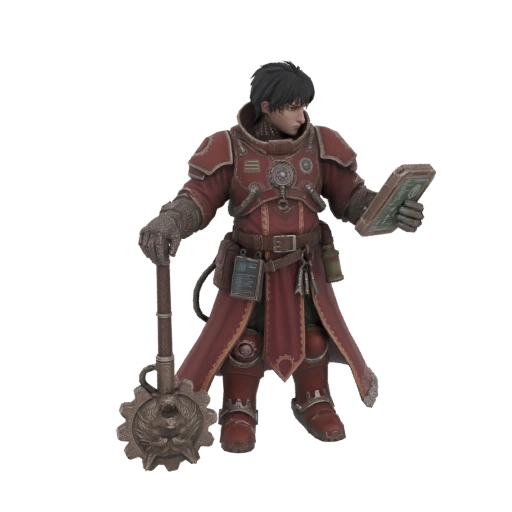 Imperial Adept with Tome and Mace
