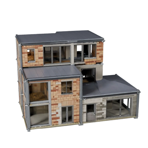 Kit de Casa Modular Imprimible STL Modelo 3D - Activo de Escala