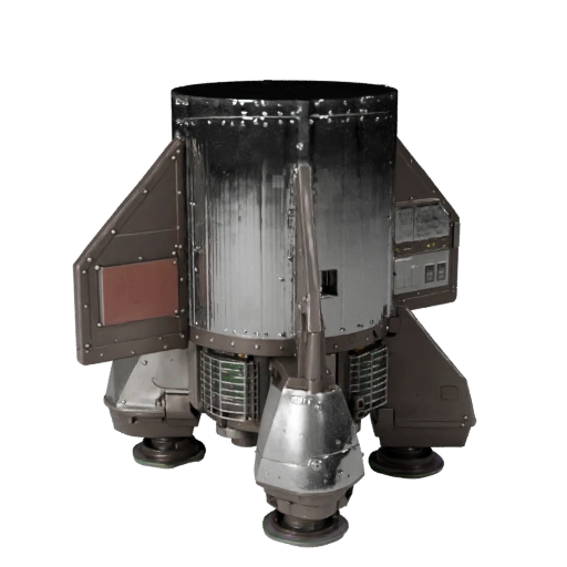Modelo 3D de Foguete para Blender e Jogos - Asset PBR Realista