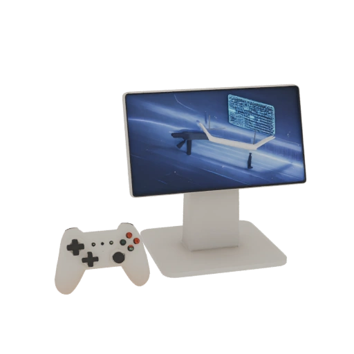 Gaming Console with Gamepad