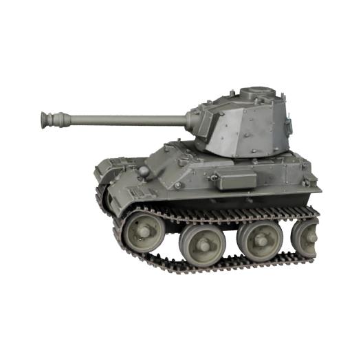 Alto Poligonaje Tanque Segunda Guerra Mundial Modelo 3D para Renderizados de Estudio - PBR