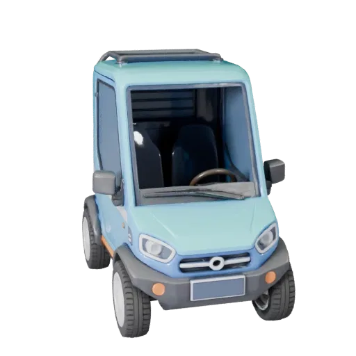 Modelo STL de Carro Compacto Imprimível para Colecionáveis e