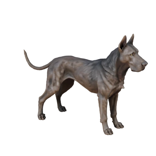 Modèle 3D de Chien Dogue Allemand pour Unity - Actif prêt pour le jeu, FBX | PBR