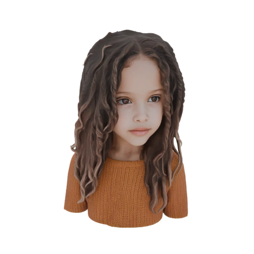 Young Girl with Dreadlocks
