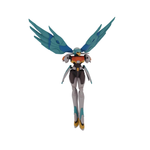 Avian Mech Warrior 3D Model