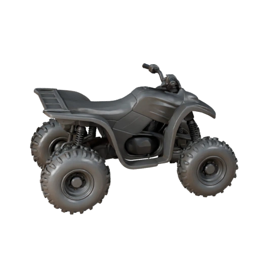 Modelo 3D Imprimible de Quad ATV STL para Coleccionables y