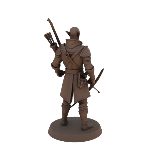 Fantasy Dark Elf Ranger Miniature STL