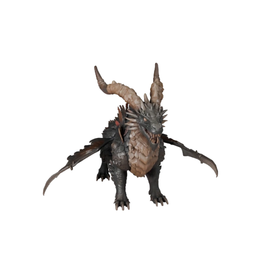 Dragon de terre 3D pour Unity - Asset prêt pour le jeu, FBX | PBR
